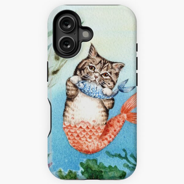 Artikel-Vorschau von Niedliche Purrmaid-Katzen-Meerjungfrau, designt und verkauft von Goosi Art.