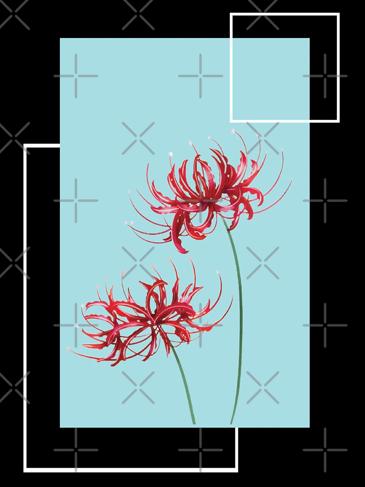 Lycoris Recoil Red Spider Lily Light Blue