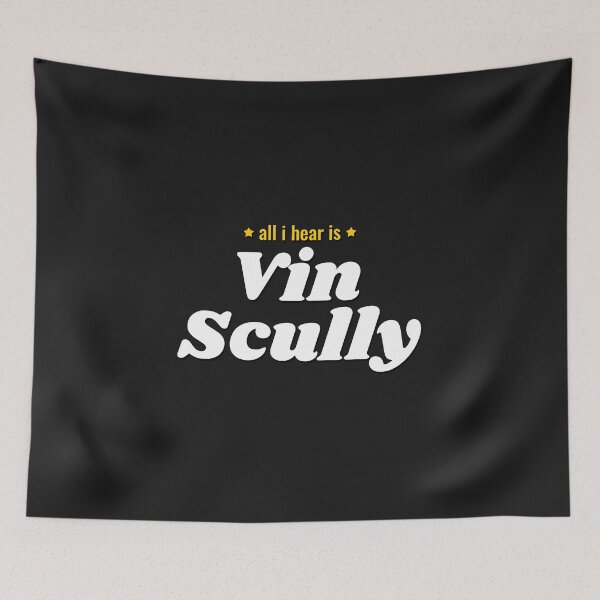 Item preview, Vin Scully Quote designed and sold by rp-art.