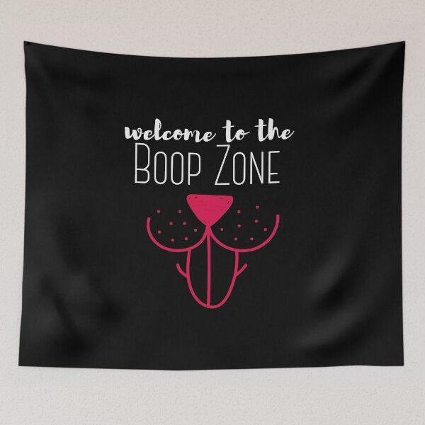 Item preview, BOOP ZONE (White Text)  designed and sold by baldbird.