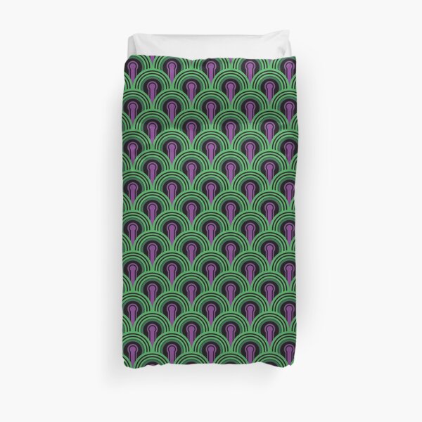 Overlook Hotel Carpet de The Shining: púrpura / verde Funda nórdica