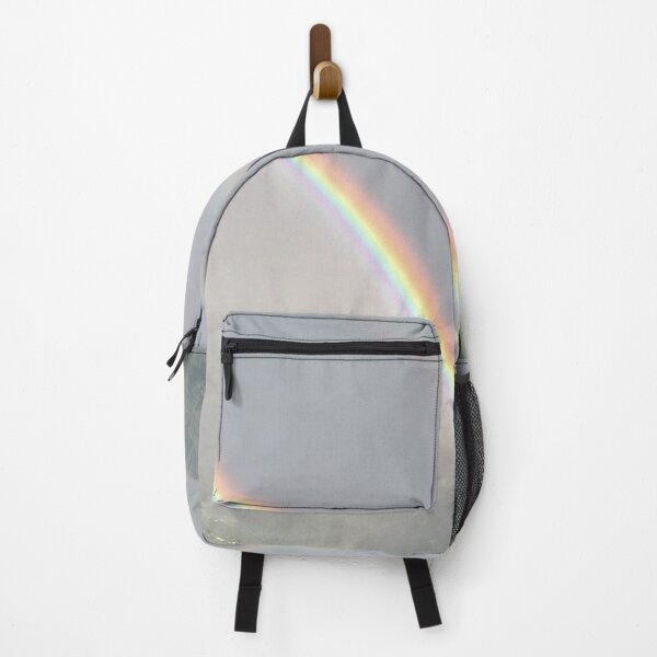 Item preview, grey sky with colorful rainbow by the moutains designed and sold by stainedauroras.