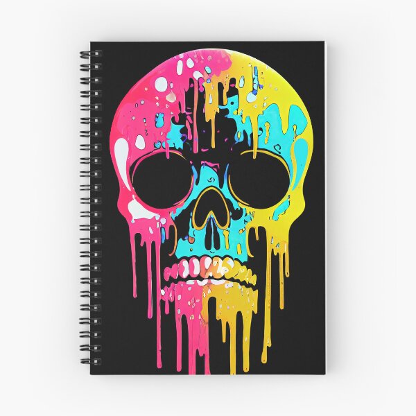 Item preview, Drippy Paint Skull designed and sold by ChasmicArt.