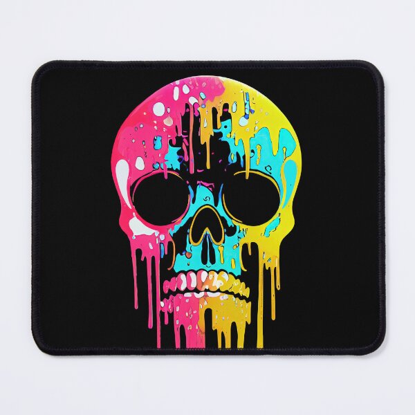 Item preview, Drippy Paint Skull designed and sold by ChasmicArt.