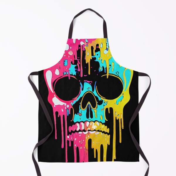 Item preview, Drippy Paint Skull designed and sold by ChasmicArt.