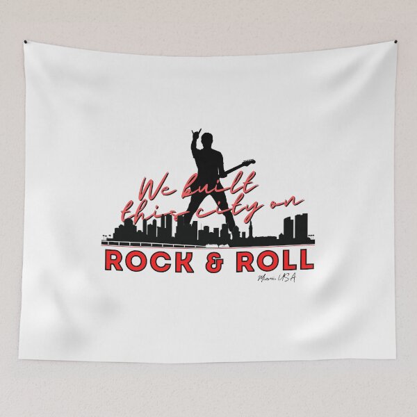 Item preview, We Built this City - Miami, Red designed and sold by Mean-Musician.