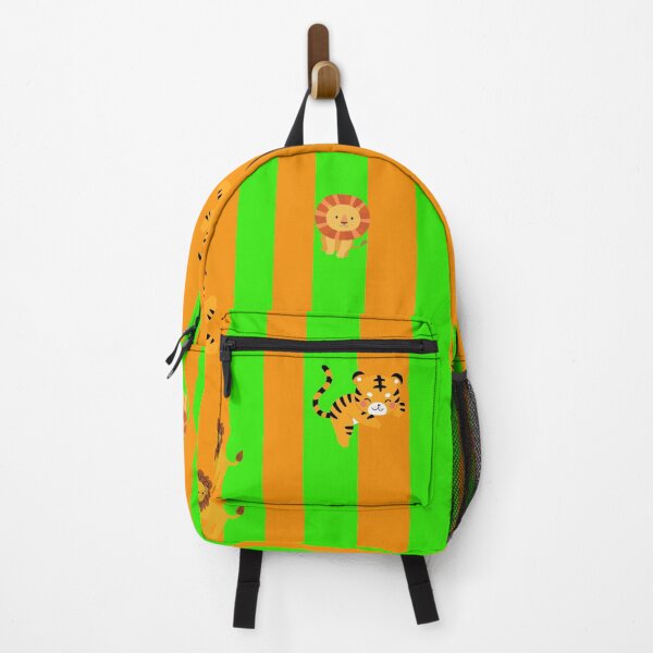 Item preview, set of stripe orange/green lion designed and sold by Beauttiq496.