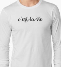 c'est la vie T-shirt manches longues