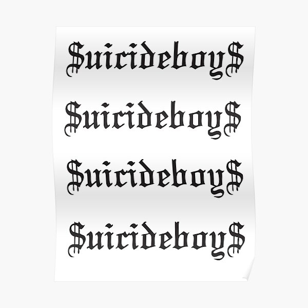 Suicideboys Wall Art | Redbubble