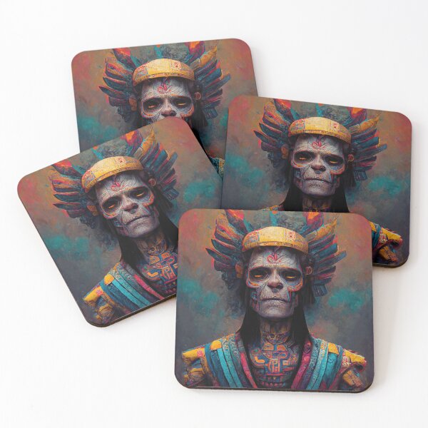 Item preview, Xipe-Totec, god of agriculture, fertility, seasons, metalsmiths, and disease. designed and sold by MexicaVision.