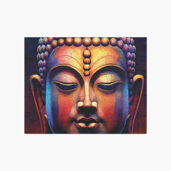 Puzzle for Sale avec l'œuvre « Bouddha Galaxie V2 » de l'artiste