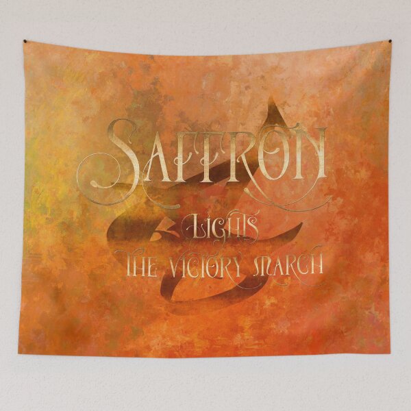 Item preview, SAFFRON lights the victory march. Shadowhunter Children's Rhyme designed and sold by literarylifeco.