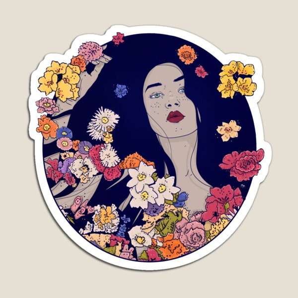 Spring Beauty Magnet