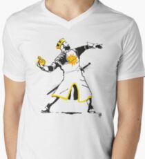 Banksy Python 1-2-5 Men's V-Neck T-Shirt