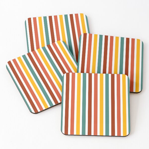 Item preview, Multicolored Vertical Stripes Pattern designed and sold by risingrocket.