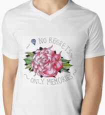 No regrets, only memories. Men's V-Neck T-Shirt