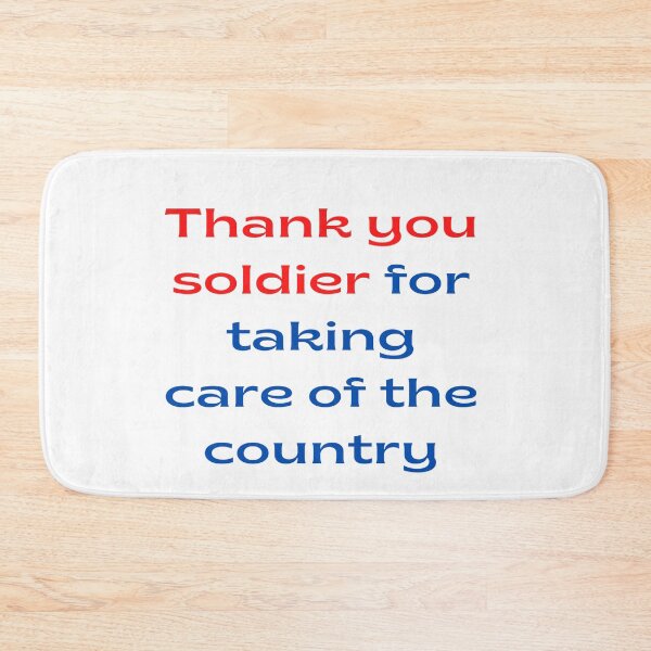Item preview, Thank you soldier for taking care of the country designed and sold by MAX8-0.