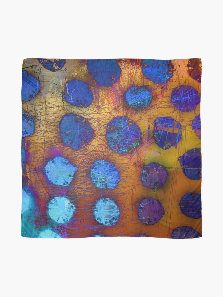 Alternate view of Dark Bubbles Scarf