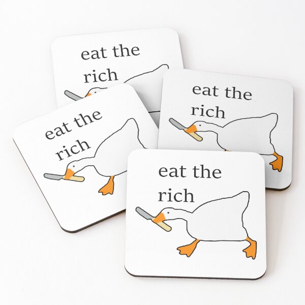 Item preview, Eat The Rich Goose designed and sold by voltzandvoices.