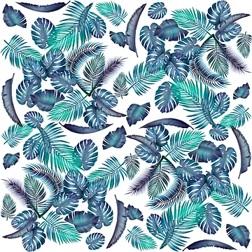 Artwork thumbnail, Palm leaves pattern by Rangaurpani