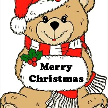 Tarjeta De Navidad Para Nieta Especial, Diseño De Oso Y Pingüinos