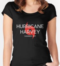Hurricane Harvey T Shirt 2017 Women's Fitted Scoop T-Shirt