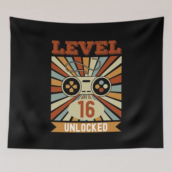 Artikelvorschau, Level 16 freigeschaltet Lustiger 16. Geburtstag entworfen und verkauft von Karry-Pat.