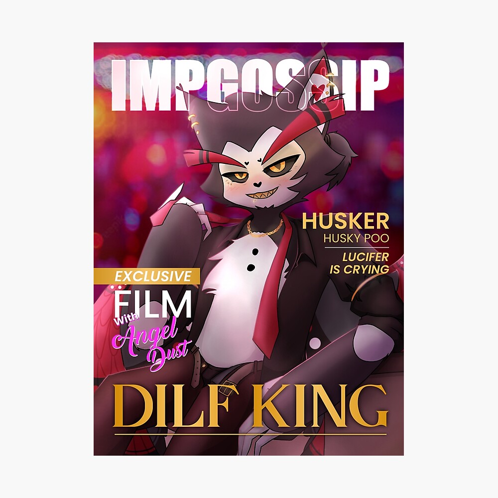 Magazine Cover Hazbin Hotel Husk | Poster