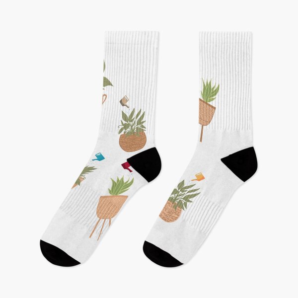 Item preview, Houseplant and Watering Can Pattern designed and sold by sleepypopcorn.