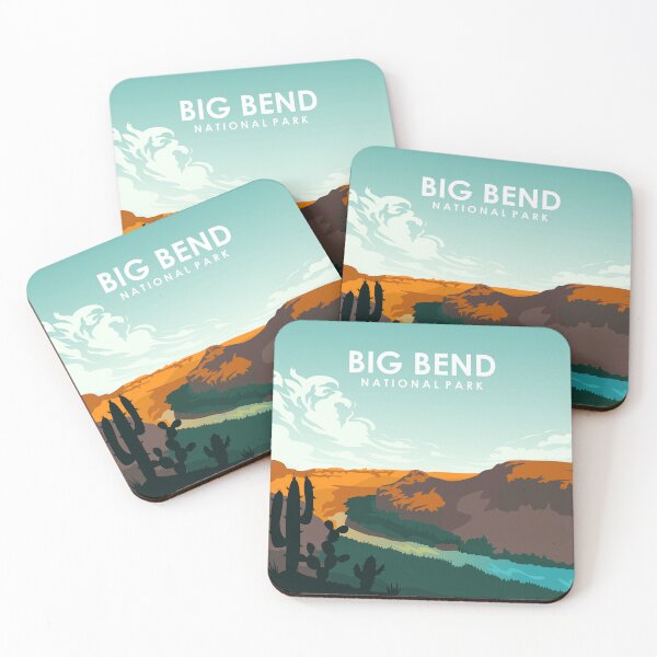Item preview, Big Bend National Park Travel Poster designed and sold by Stadify.