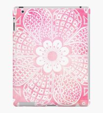 Vinilo o funda para iPad Acuarela femenina rosada y blanca femenina abstracta floral