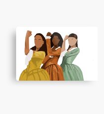 Lienzo metálico Hermanas Schuyler