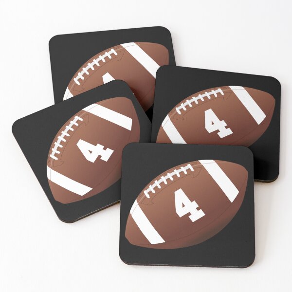 Item preview, American football ball number 4, four designed and sold by TheCultStuff.