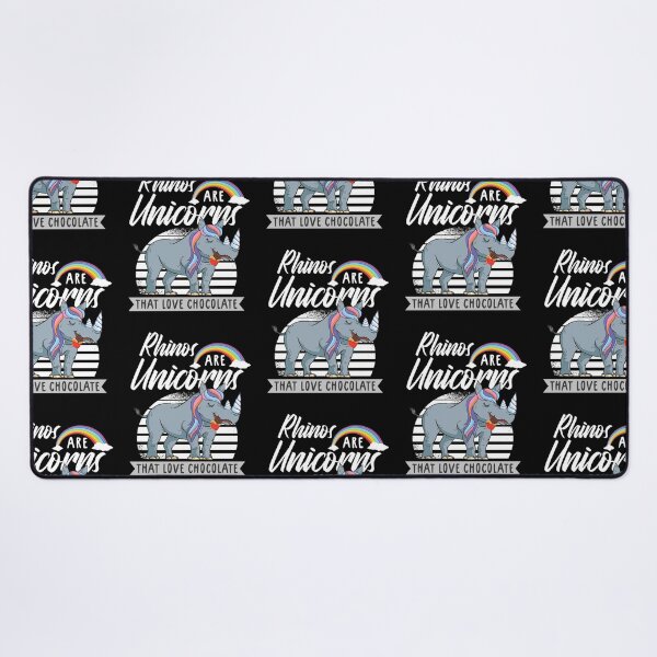 Item preview, Rhinos Are Unicorns That Love Chocolate designed and sold by aaronbolser.