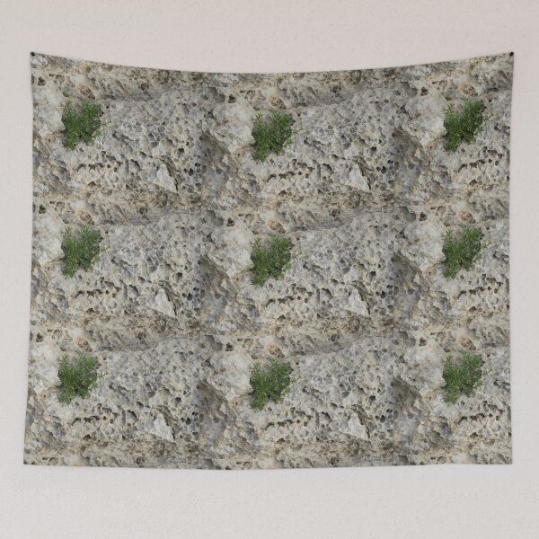 Item preview, Life on Bare Rock - Pockmarked Limestone and Thyme  designed and sold by Georgia Mizuleva.