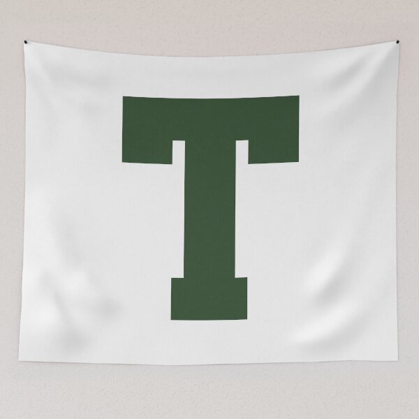 Item preview, Alphabet, Green T, Sports letter T designed and sold by TheCultStuff.