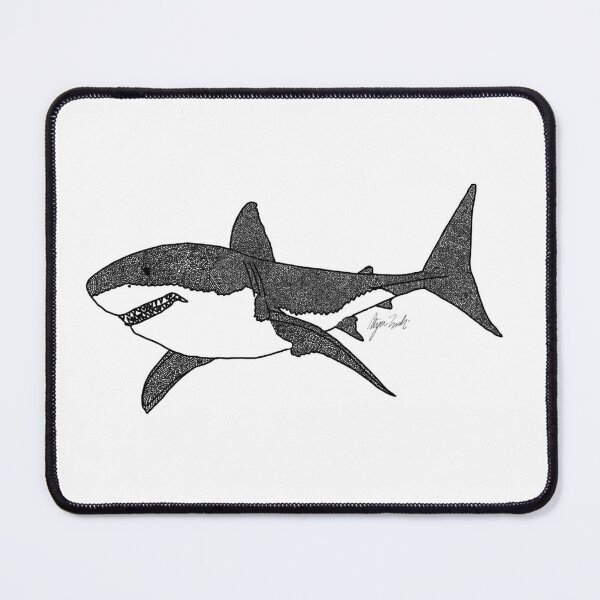 Item preview, Great White Shark designed and sold by veganecologist.