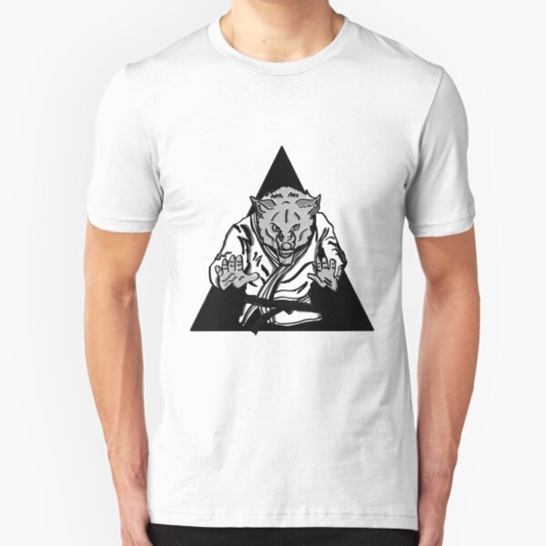Black Belt Wolf Slim Fit T-Shirt