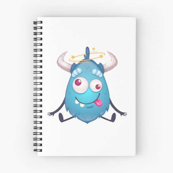 Item preview, Cute blue halloween monster cartoon designed and sold by BEAUTY ⭐⭐⭐⭐⭐.