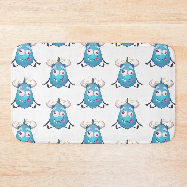 Item preview, Cute blue halloween monster cartoon designed and sold by BEAUTY ⭐⭐⭐⭐⭐.