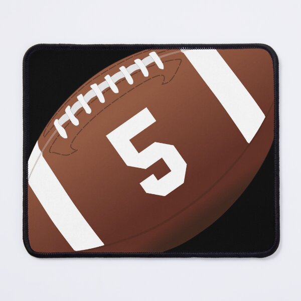 Item preview, American football ball number 5, five designed and sold by TheCultStuff.