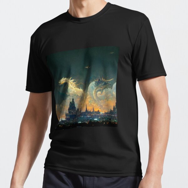Aperçu de l'œuvre Dragon sur la ville créée et vendue par Arulsha.