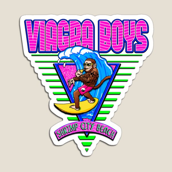 Item preview, Viagra Boys Shrimp City Beach designed and sold by CosmicHazeArts.