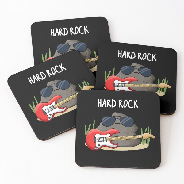 Item preview, Hard Rock Funny Geology Puns (Dark BG) designed and sold by punnybone.