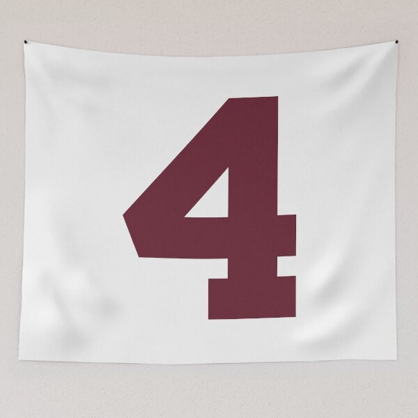 Item preview, Number 4, Maroon four, Sports number 4 designed and sold by TheCultStuff.