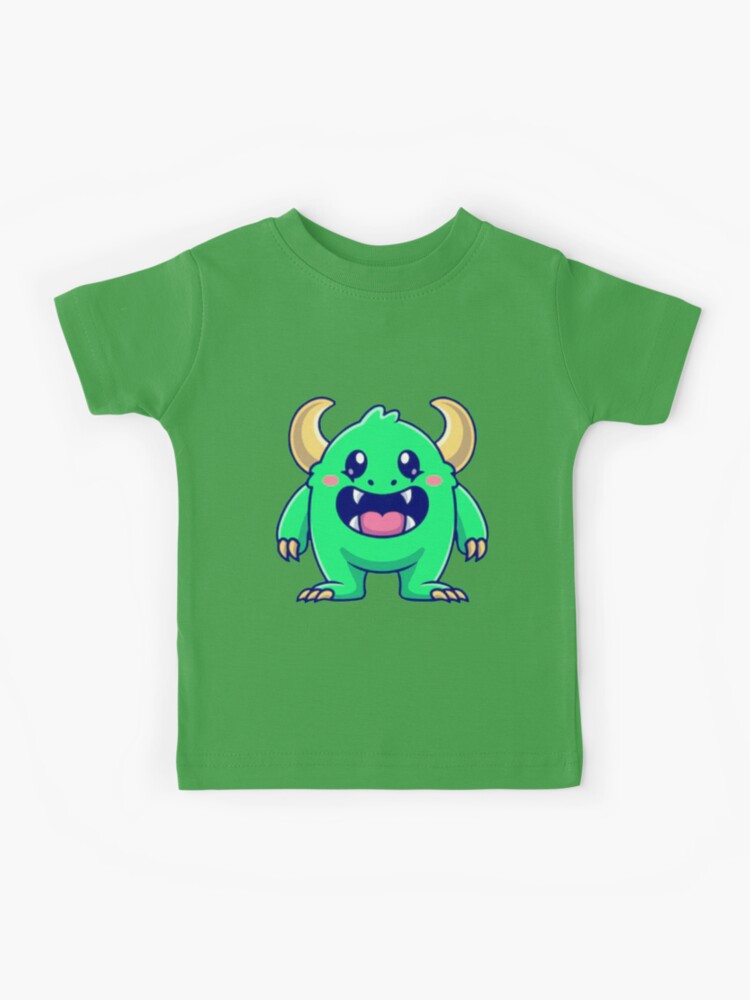 Halloween Green Monster Print Boys Creative T-shirt, Casual Lightweight  Comfy Short Sleeve Tee Tops, Kids Clothings For Summer - Temu Belgium