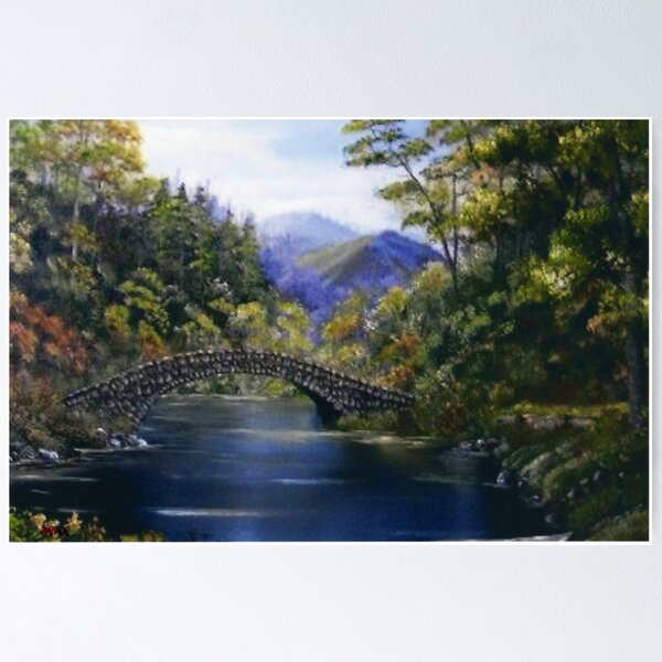 "Stone Bridge" - somewhere in Ireland Poster