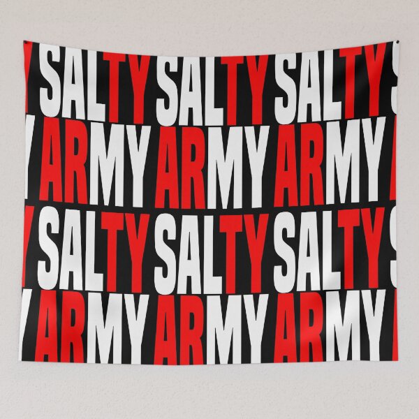 Item preview, SALTY ARMY designed and sold by CRINGEWORTHY TEES.