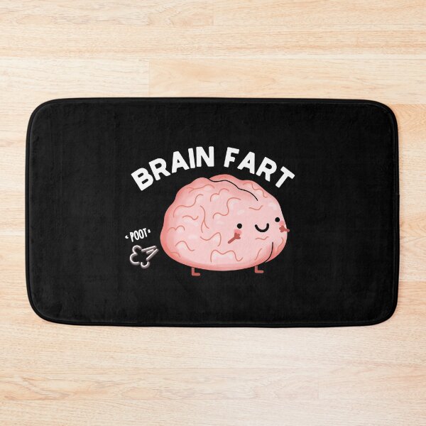 Item preview, Brain Fart Funny Brain Puns (Dark BG) designed and sold by punnybone.