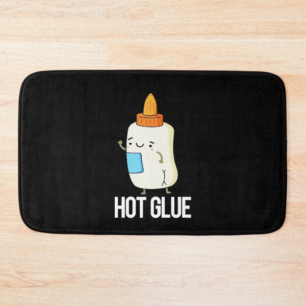 Item preview, Hot Glue Funny Puns (Dark BG) designed and sold by punnybone.
